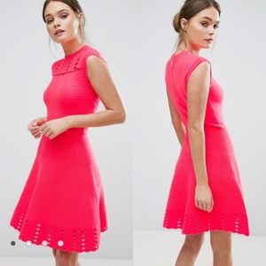 Ted Baker Zaralie Skater Dress size 1 XS
